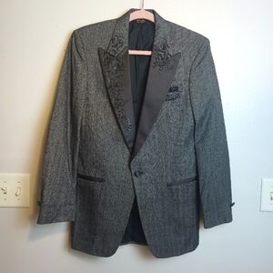 After Six Men’s Tuxedo Sport Coat Blazer Jacket Size 35R